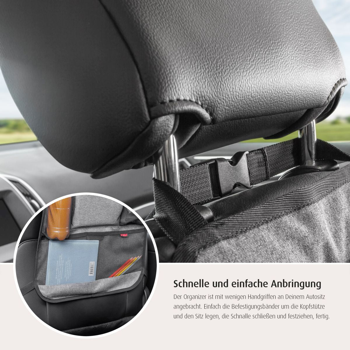 TravelKid Entertain car seat organizer