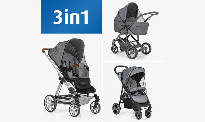 BiteSafe mosquito net for stroller, black