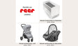 BiteSafe mosquito net for stroller, black