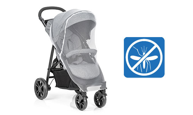 BiteSafe mosquito net for stroller, white