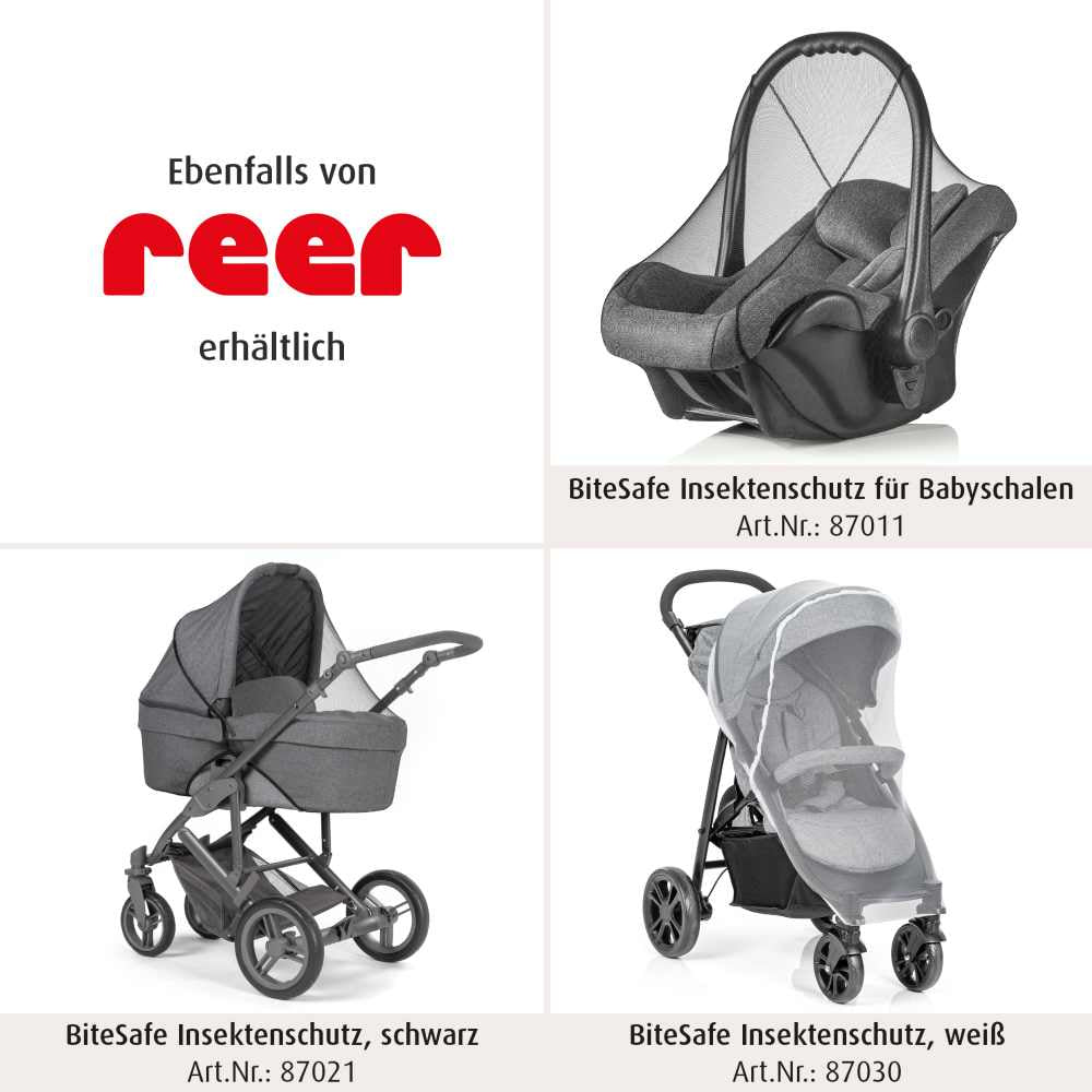 BiteSafe mosquito net for baby and travel cod bed, white