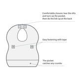 Disposable bibs 10pcs