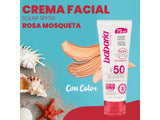 Protector solar facial Babaria rosa mosqueta FPS 50 - 75 ml