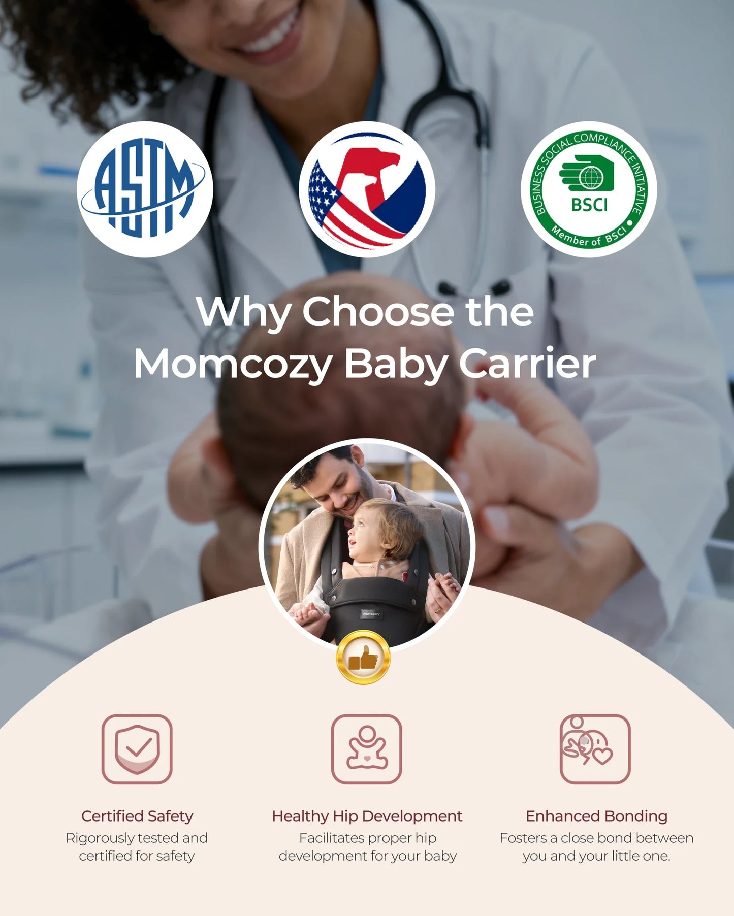 2-In-1 Hip Seat Baby Carrier