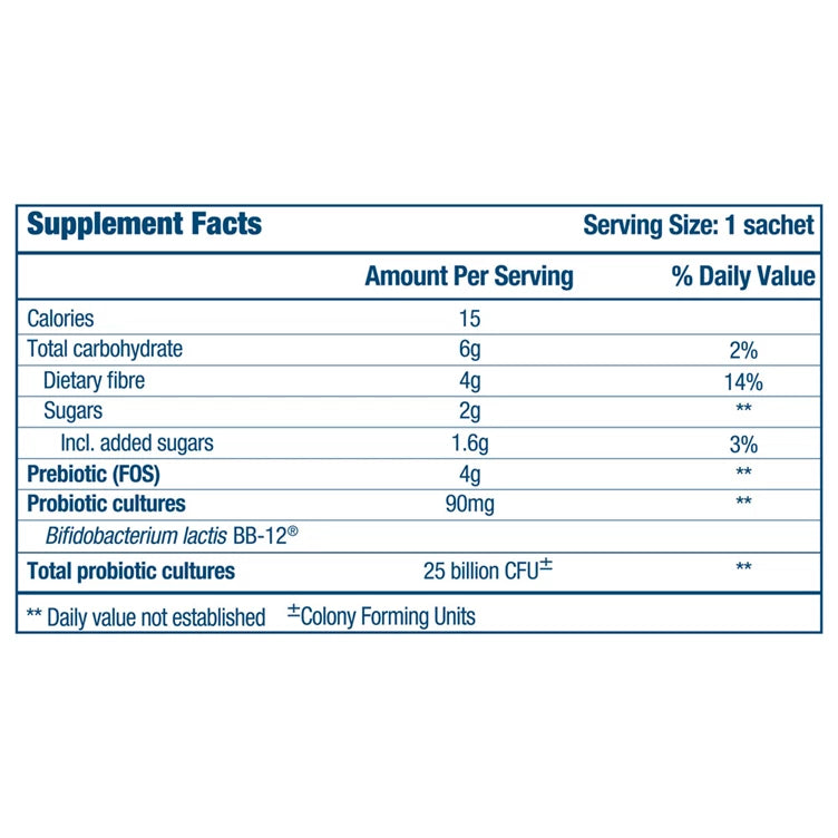 Optibac Bifido & Fibre Probiotics *10 bustina
