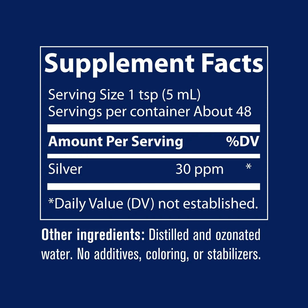 Colloidal Silver 30 PPM 4 oz-Trace