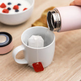 ColourDesign stainless steel vacuum bottle, 450 ml, pink