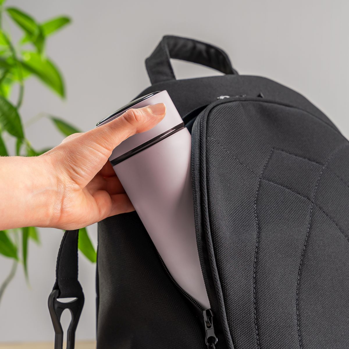 ColourDesign stainless steel vacuum bottle, 450 ml, pink