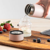 ColourDesign stainless steel vacuum bottle, 450 ml, pink