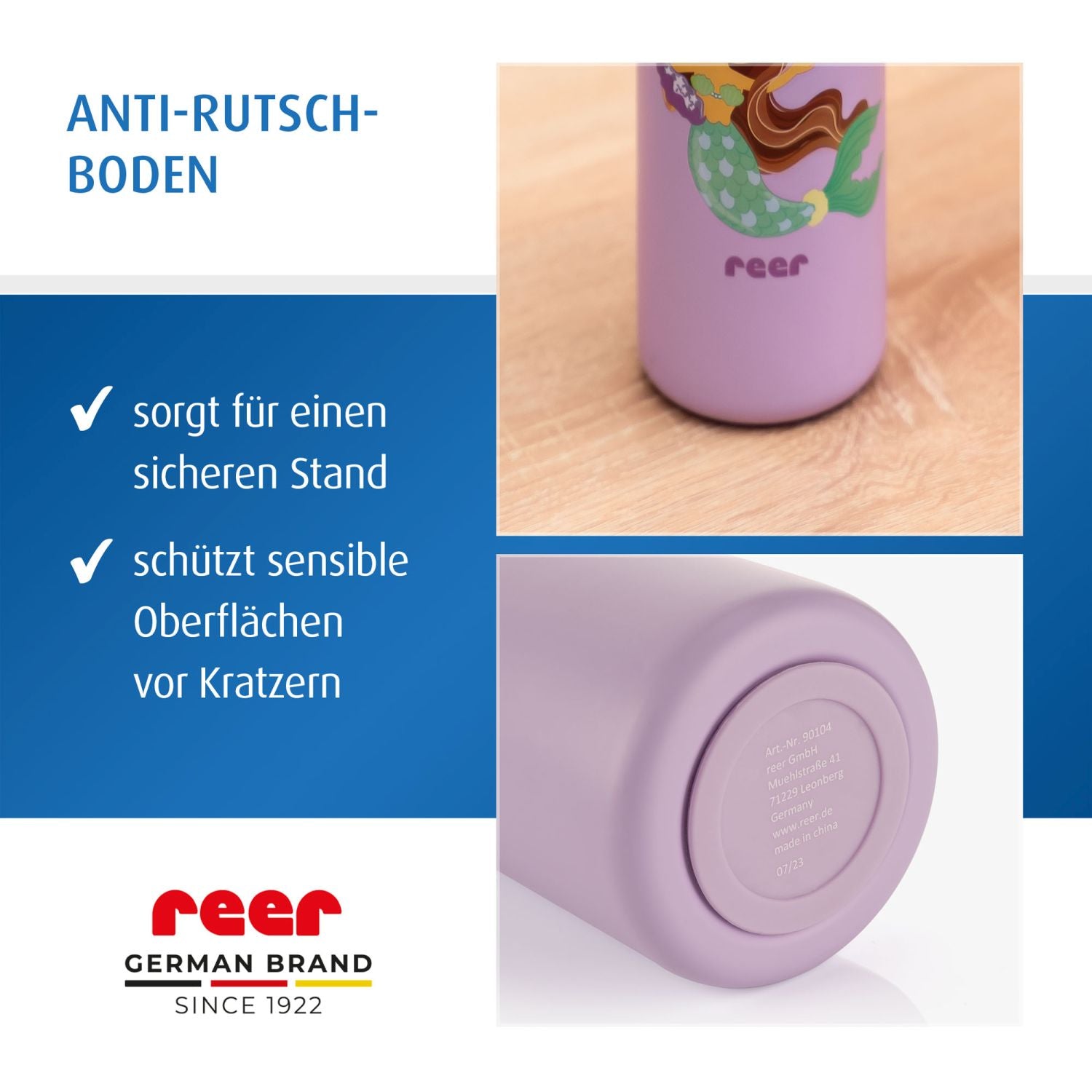 Kids drinking bottle with straw, 350ml, purple