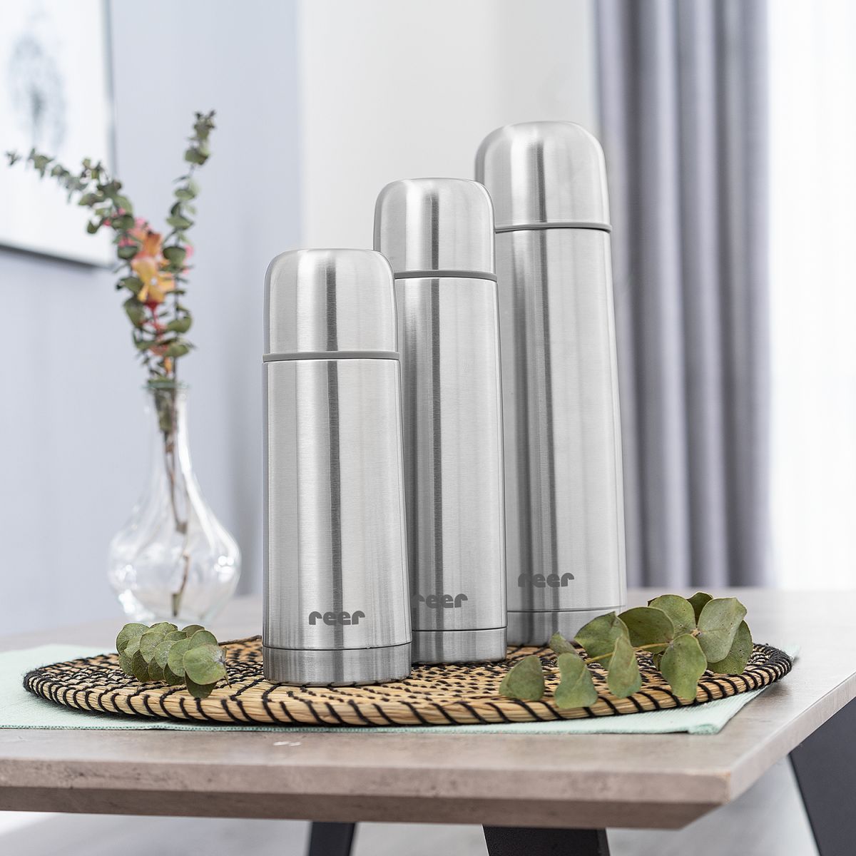 Pure stainless steel vacuum bottle V2, 500 ml