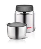 Stainless steel thermal food container with cup