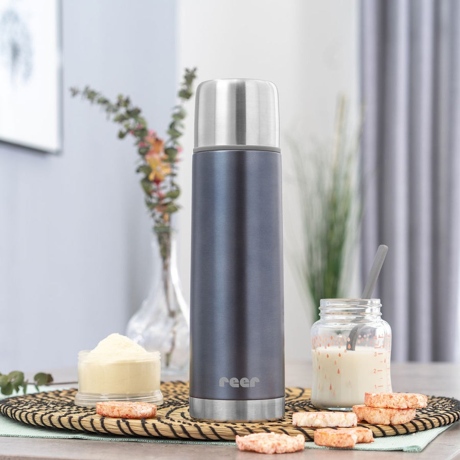 ColourCup stainless steel vacuum bottle, 500 ml, grey