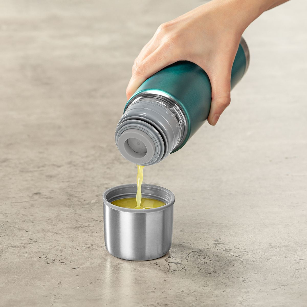 ColourCup stainless steel vacuum bottle, 500 ml, pacific blue