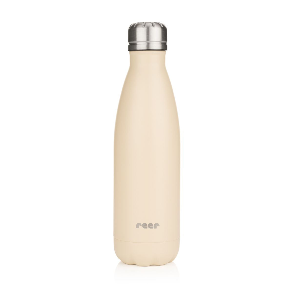 Colour stainless steel insulated bottle 500ml, beige