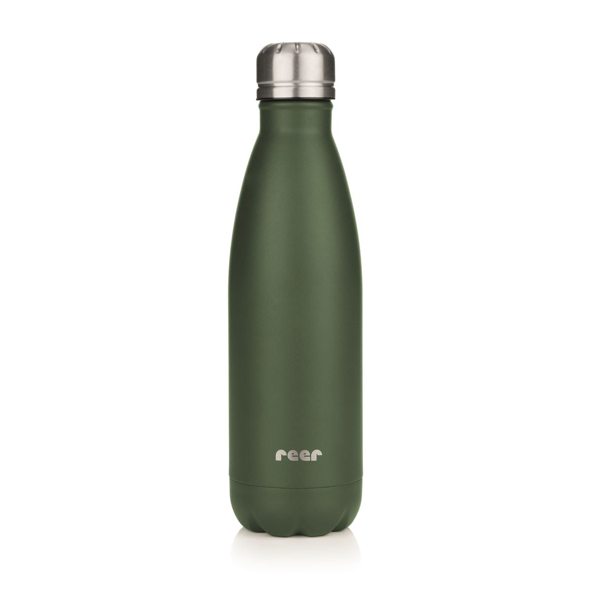 Colour stainless steel insulated bottle 500ml, green