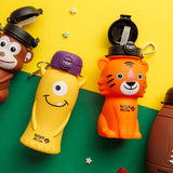 Silicon water bottle "We Care", tiger 600ml