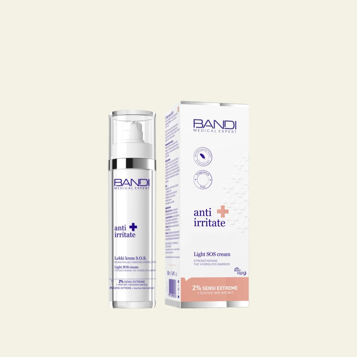 BANDI SOS LIGHT Cream Strengthening The Hydrolipid Barrier