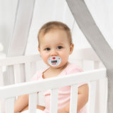 Digital pacifier fever thermometer