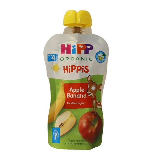Hippis Pouch Apple Banana 4M+ - Halsa
