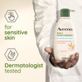 AVEENO® DAILY MOISTURISING YOGURT BODY WASH, APRICOT & HONEY SCENT