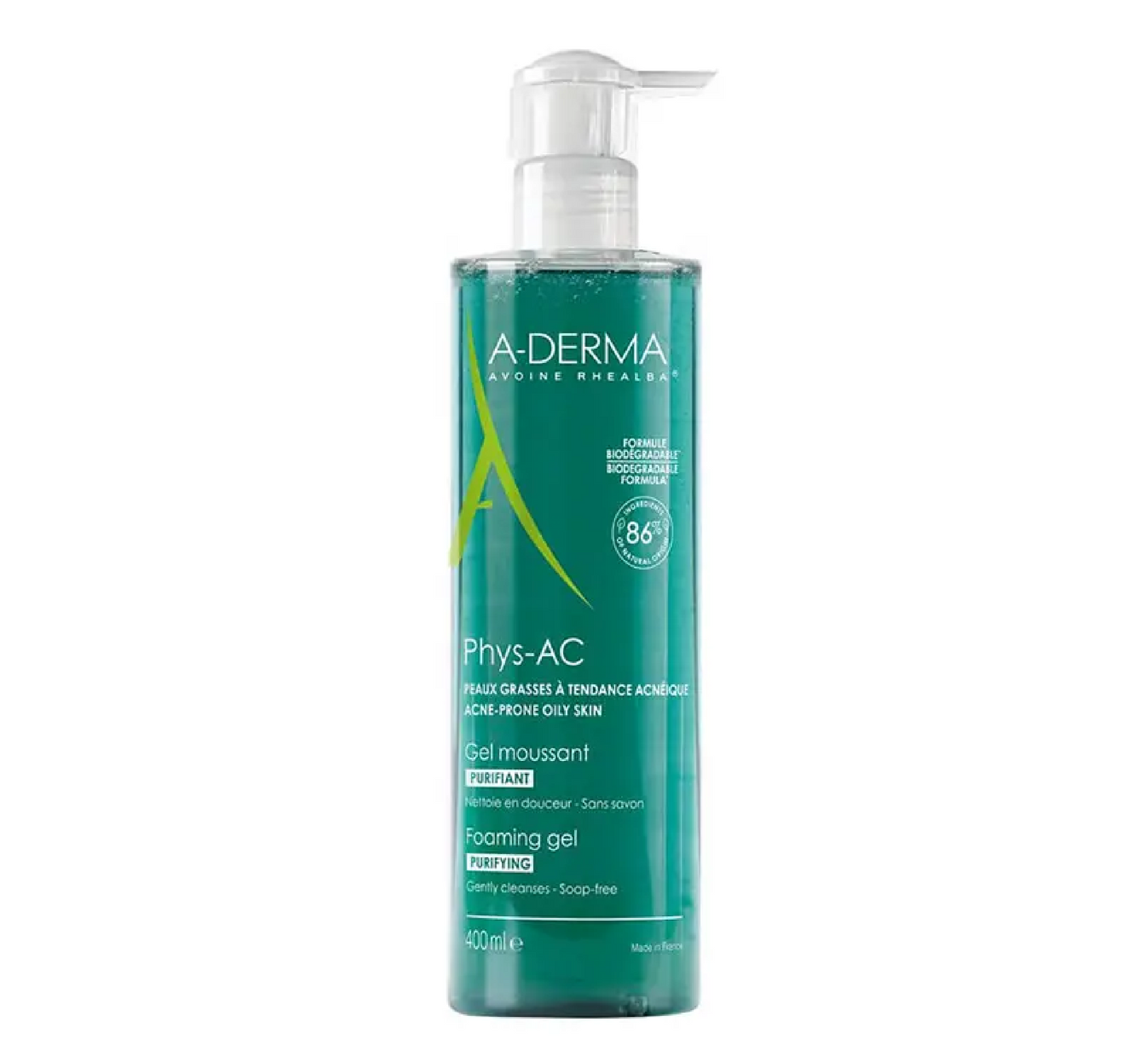 A-Derma Phys-AC Purifying Foaming Gel *400ml