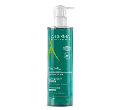 Xhel shkumëzues pastrues A-Derma Phys-AC *400ml