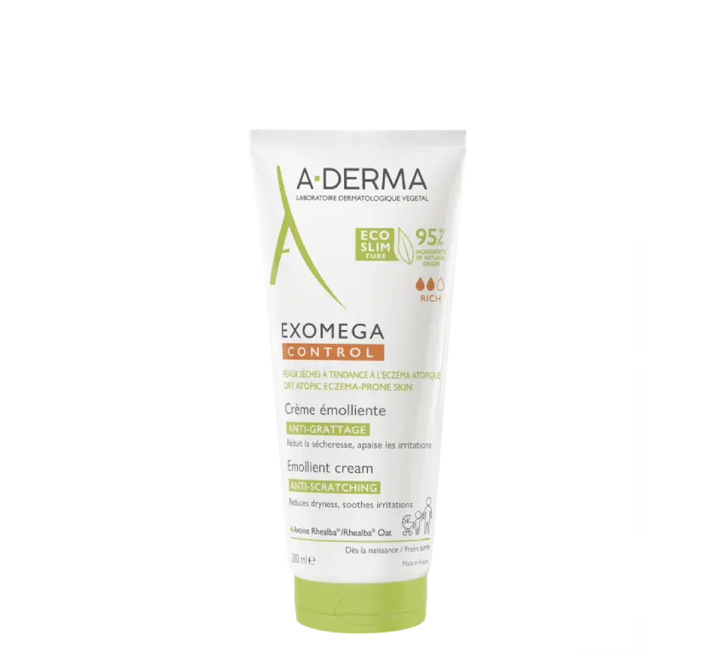A-Derma EXOMEGA CONTROL Anti-itch Emollient Cream
