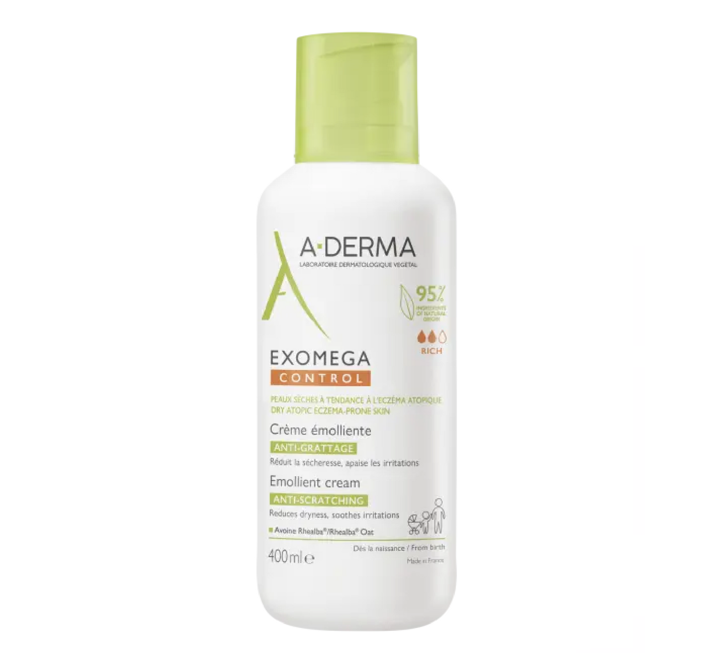 A-Derma EXOMEGA CONTROL Anti-itch Emollient Cream