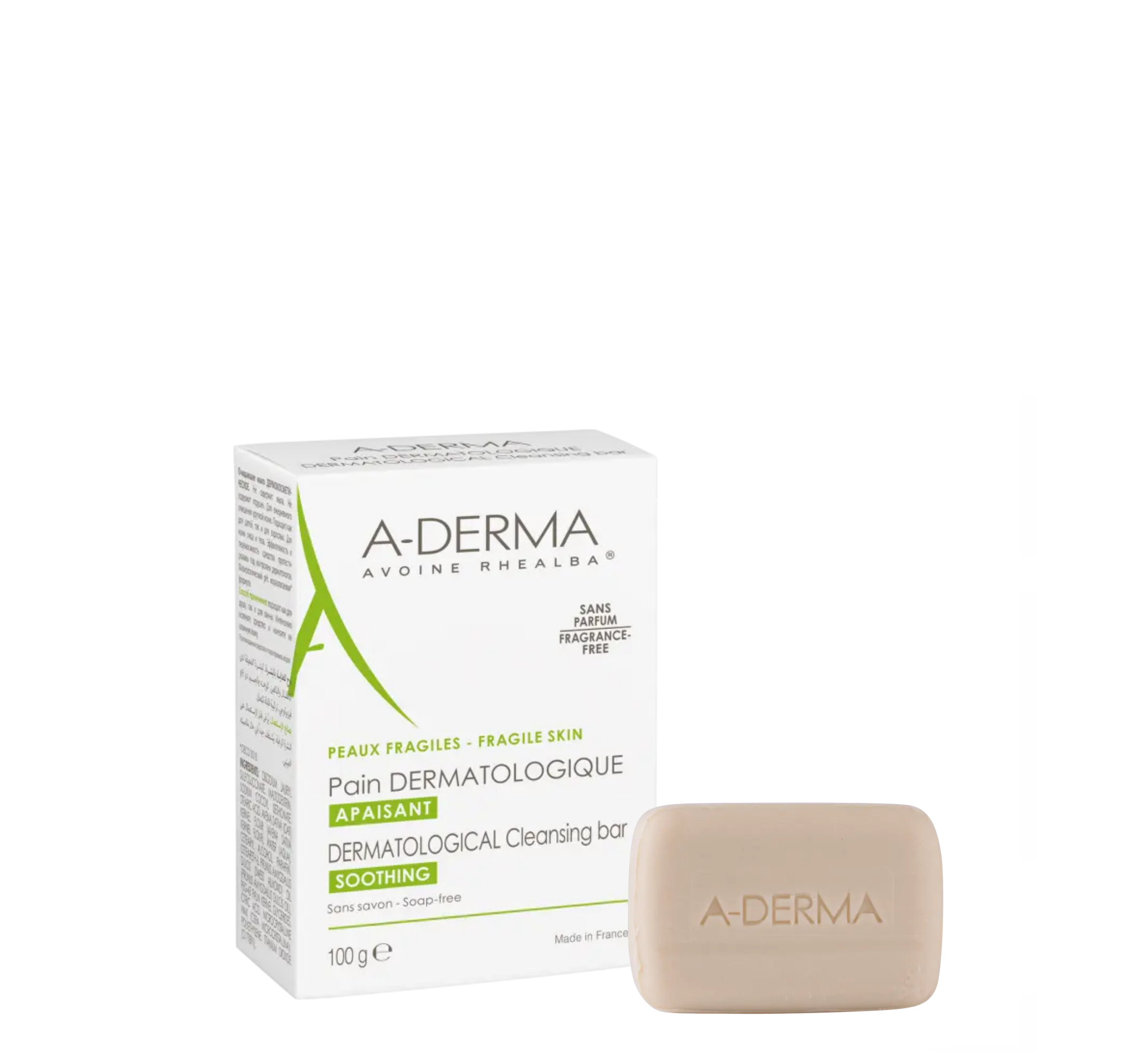 A-derma Dermatological Cleansing Bar *100g