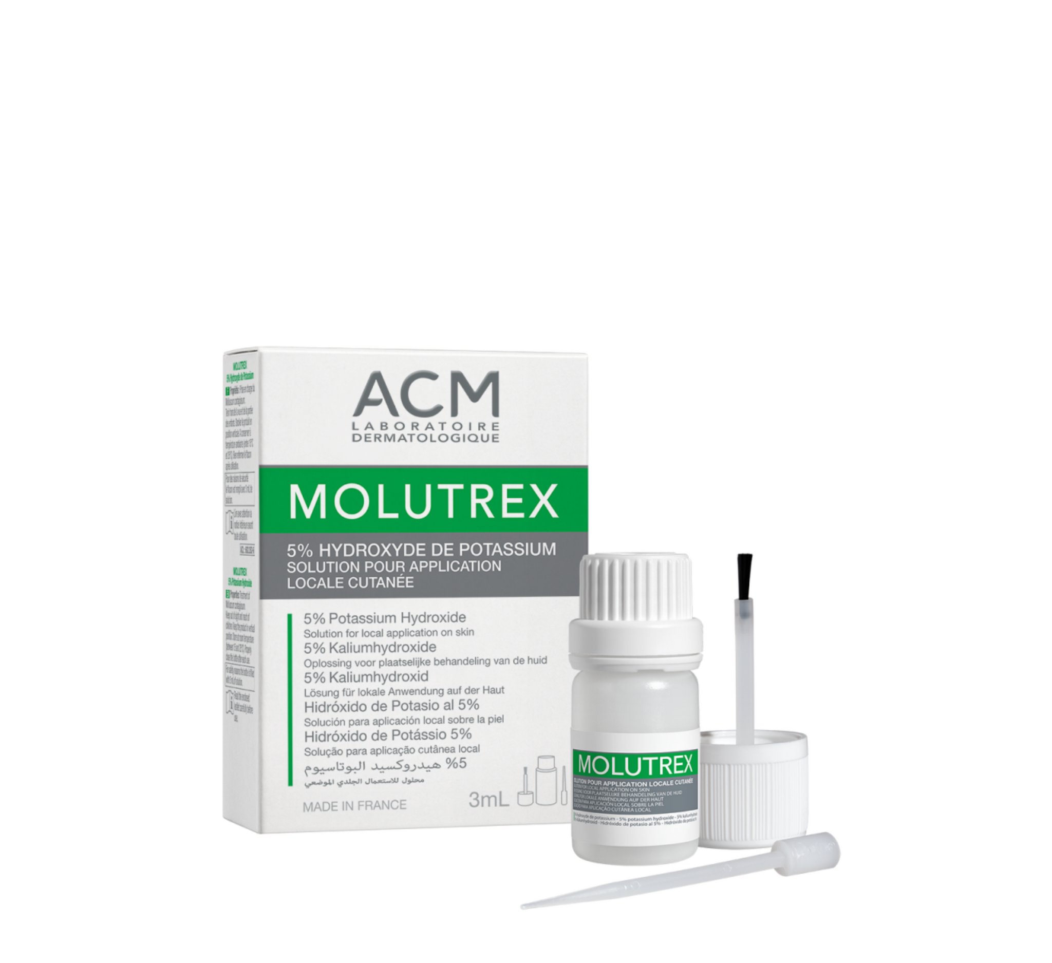 ACM Molutrex 5% Hydroxyde de Potassium Solution *3ml