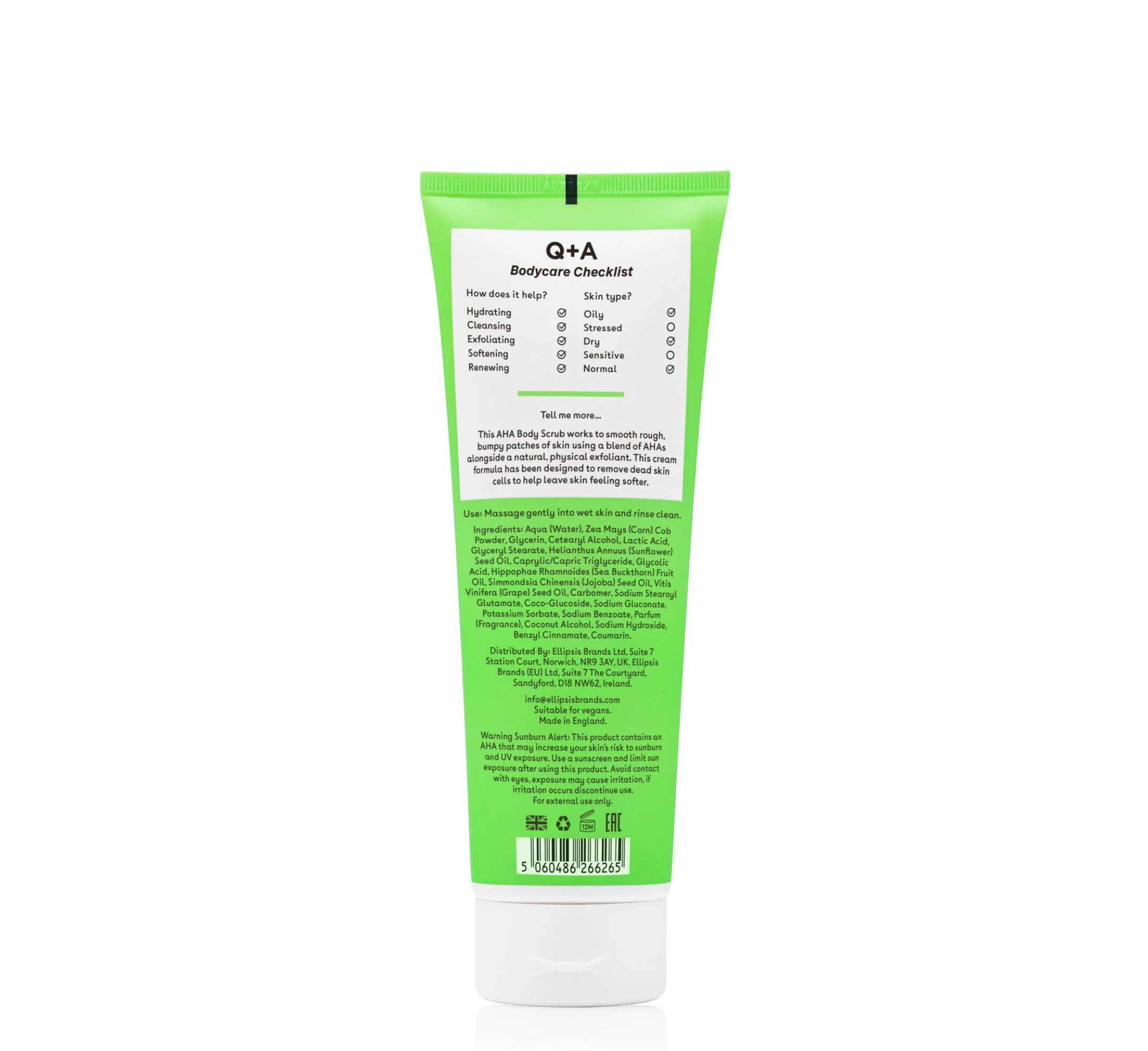 AHA Exfoliator Body Scrub *250ml