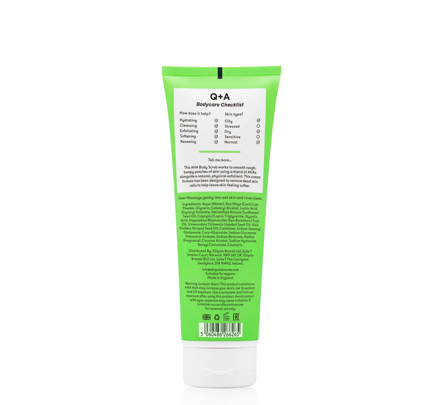 AHA Exfoliator Body Scrub *250ml