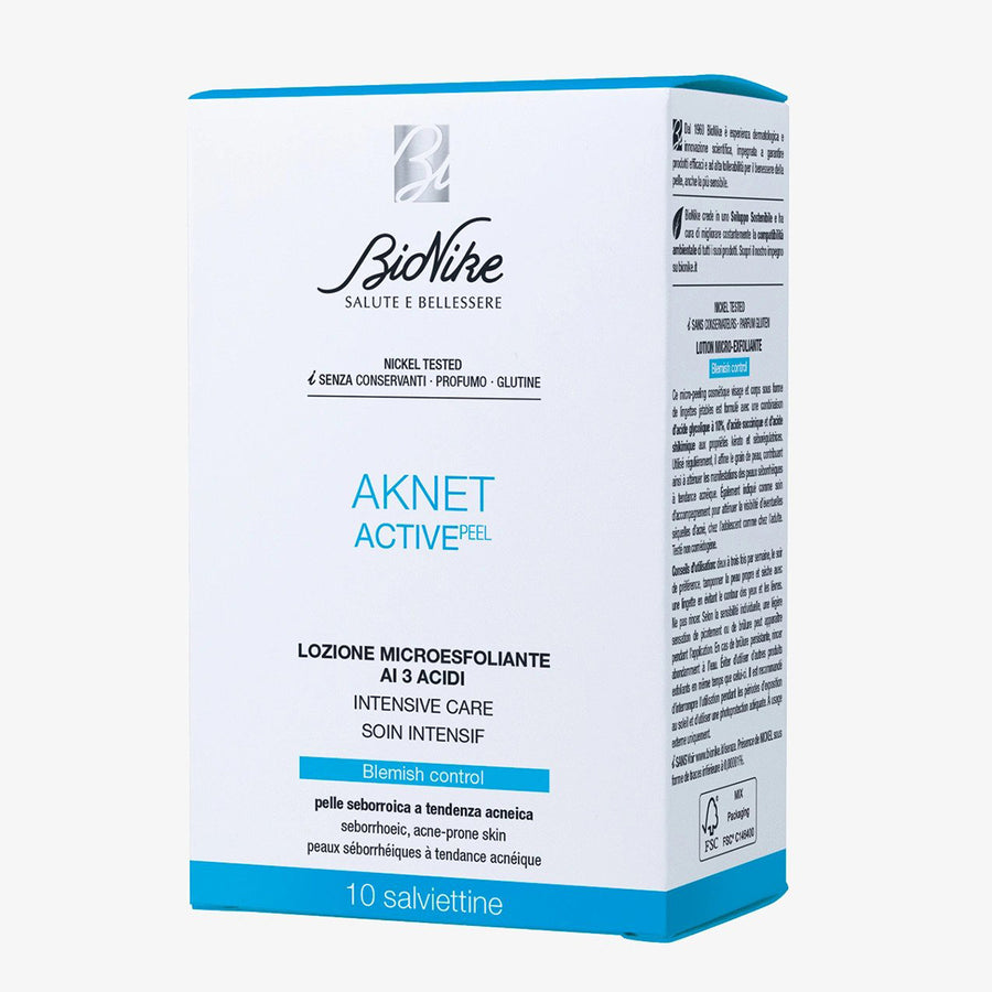 AKNET ACTIVE PEEL – 3-ACID MICROEXFOLIATING LOTION x 10