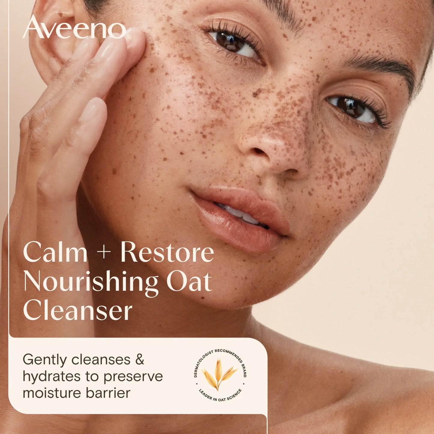 AVEENO® FACE CALM + RESTORE® NOURISHING OAT CLEANSER
