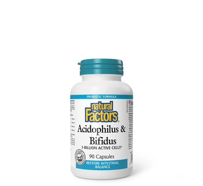 Acidophilus & Bifidus 5 Billion Active Cells *90caps