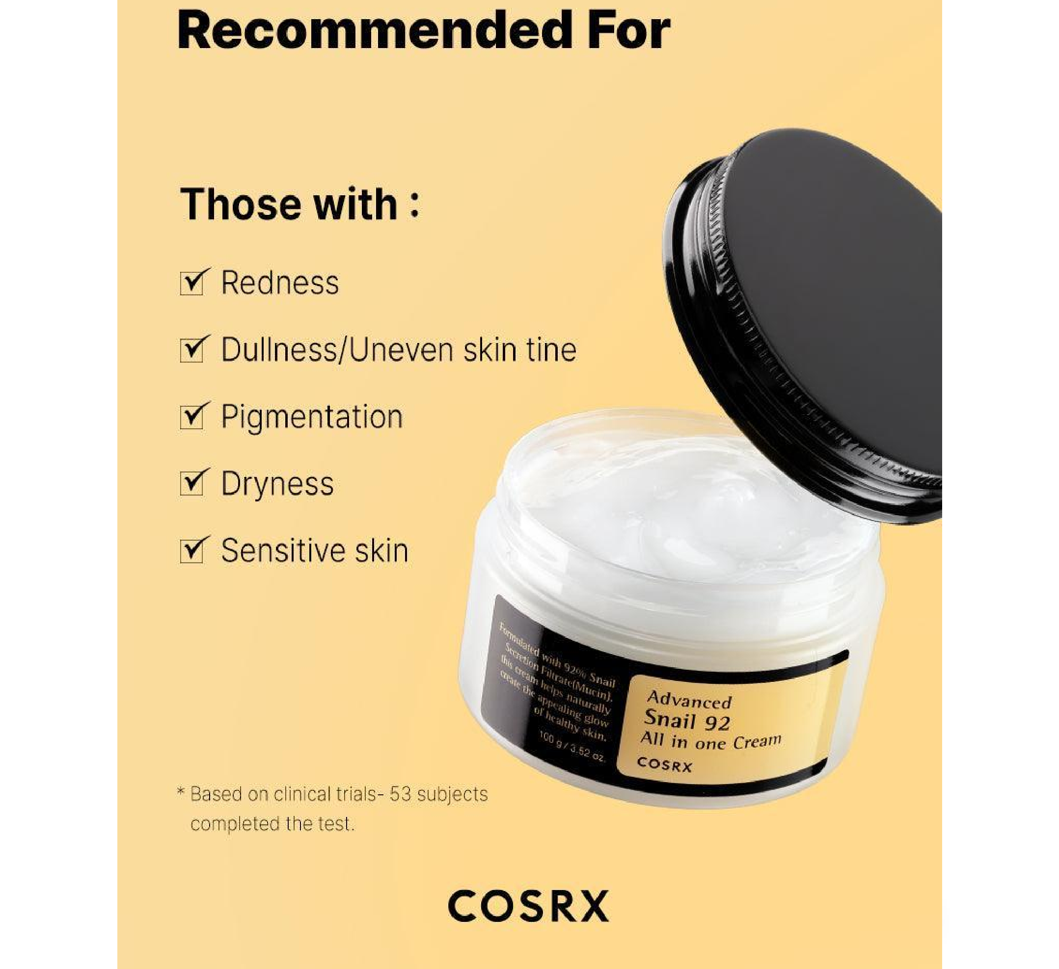 Cosrx Advanced Snail 92 All in one Cream *100g