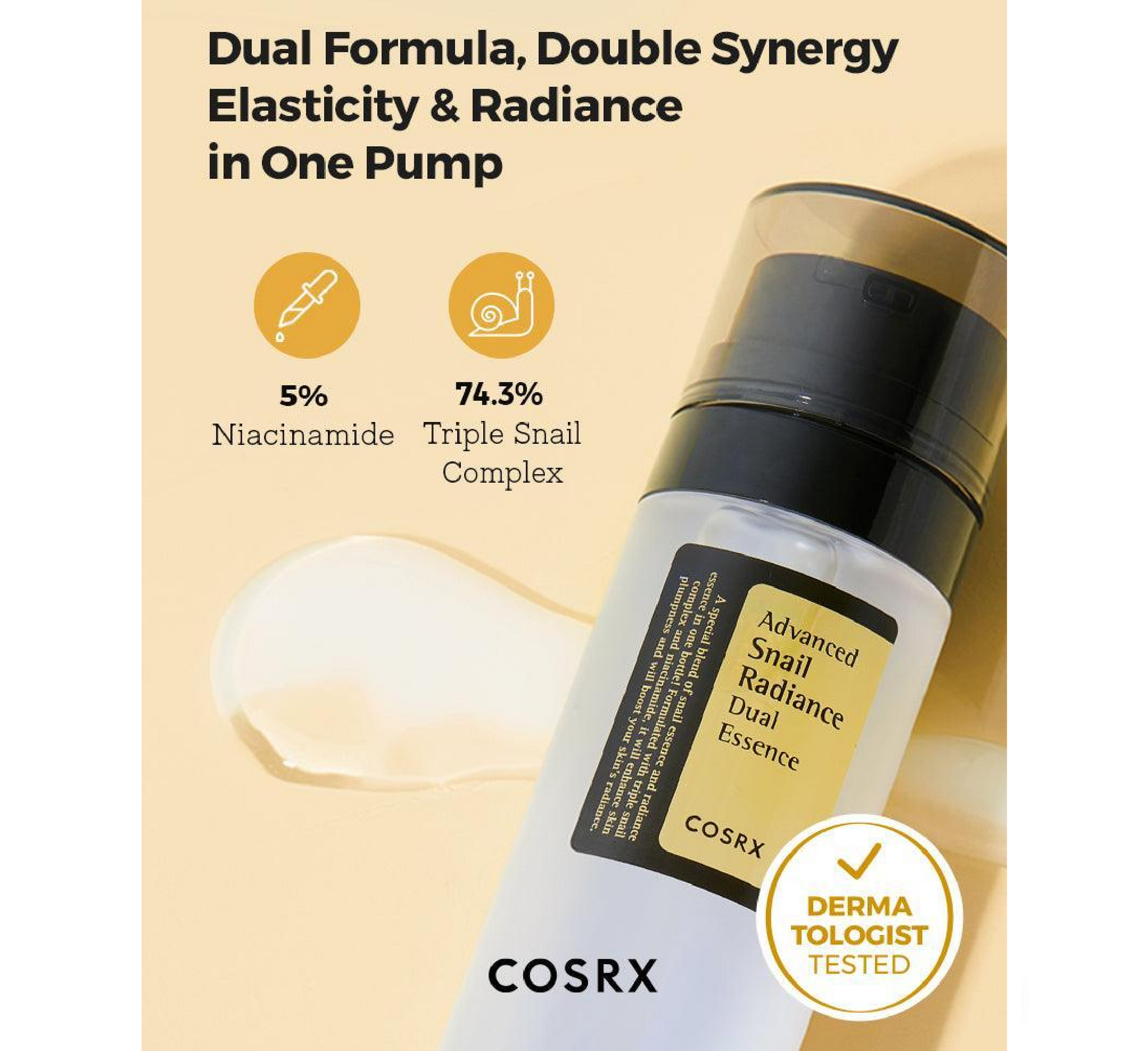 Cosrx Advanced Snail Radiance Dual Essence *80ml