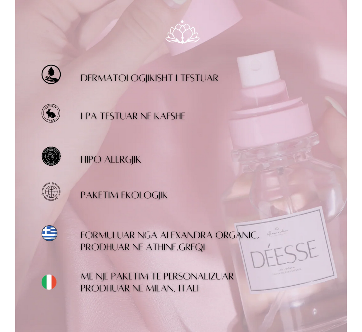 Alexandra Organic Hair Perfume DÉESSE *100ml