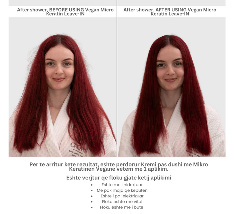 Krem kundër fërkimit organik vegan me mikrokeratinë Alexandra *150ml