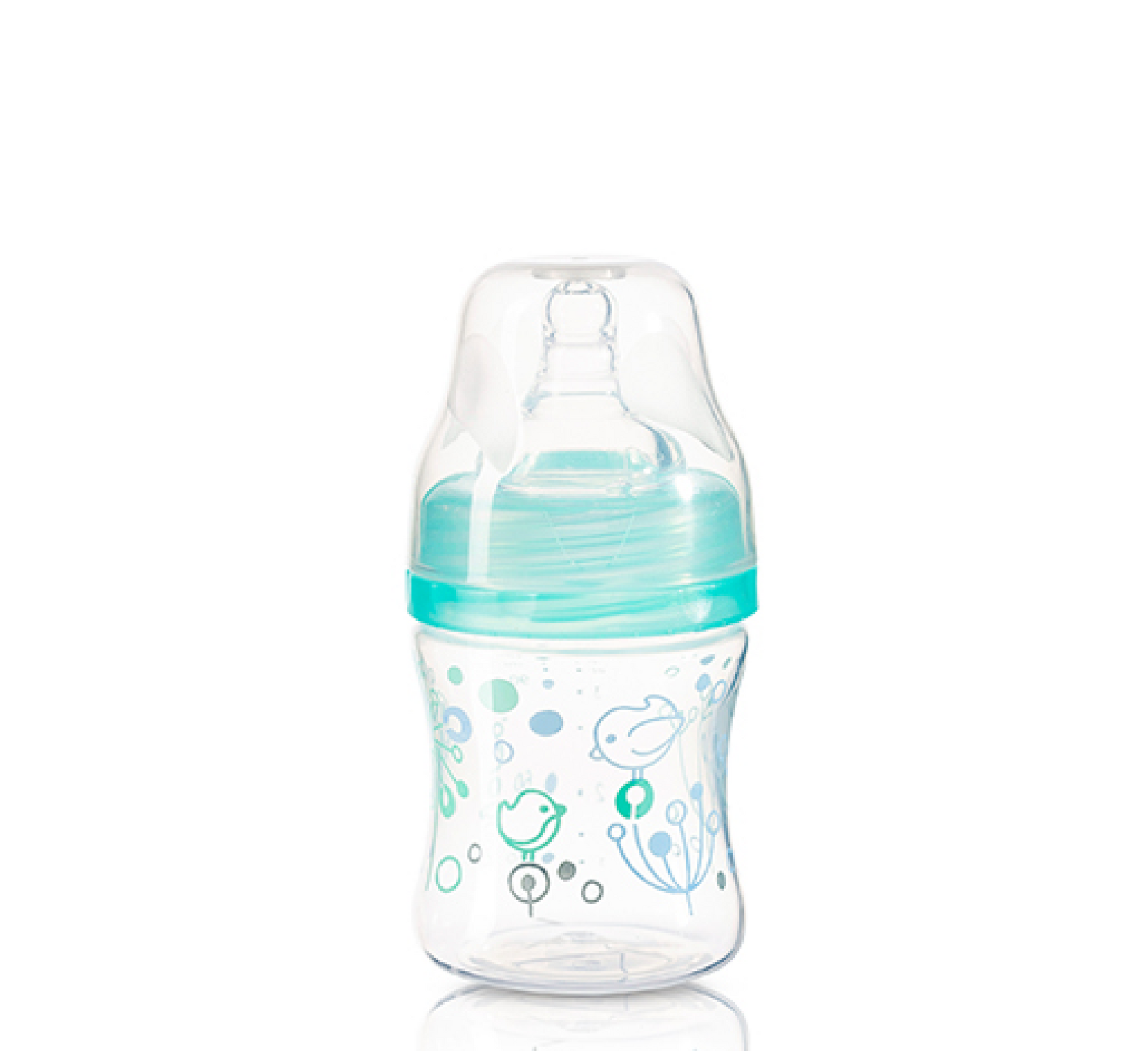 Anti-Colic Plastic Baby Bottle wide neck *120 ml