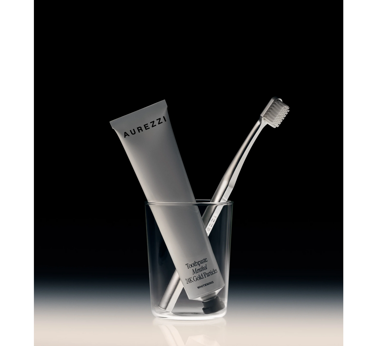 Aurezzi Menthol 24K Gold Particles Whitening Toothpaste *75ml