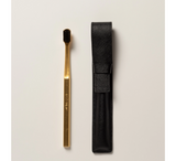 Aurezzi Leather Case & Toothbrush (Soft Bristles)