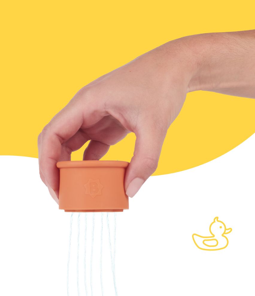 Badabulle Stackable Silicone Cups 7-piece Set