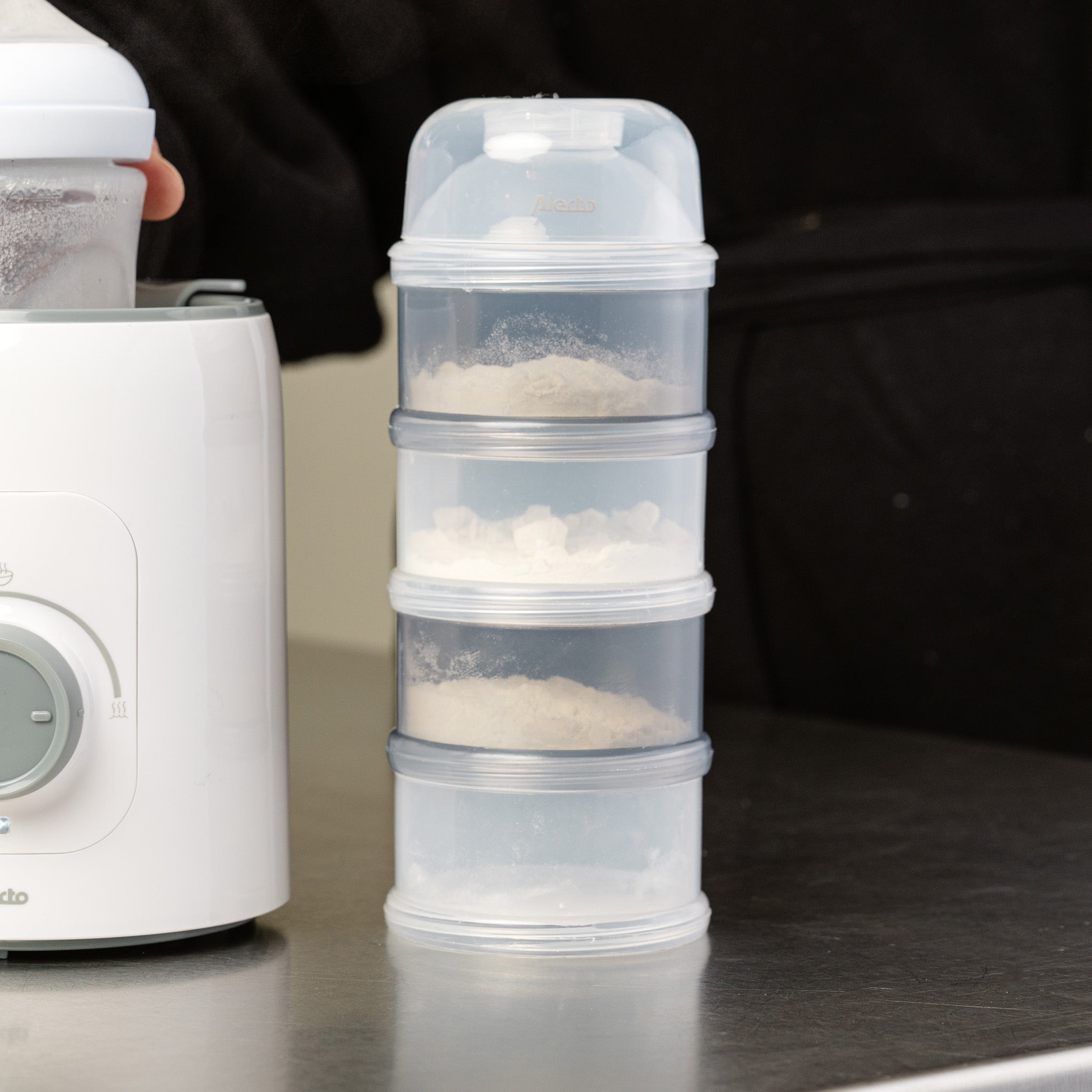 Alecto BF-4 - Milk powder formula dispenser, white/gray