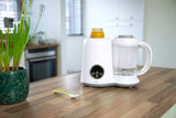 Alecto BFP-66 - 5-in-1 healthy baby food maker, white