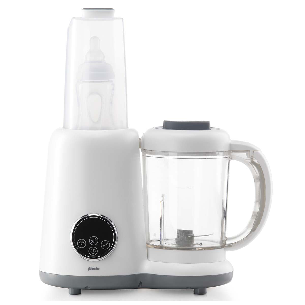 Alecto BFP-66 - 5-in-1 healthy baby food maker, white