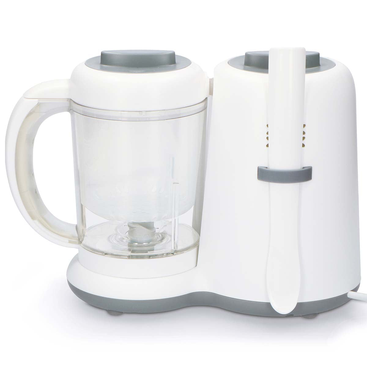 Alecto BFP-66 - 5-in-1 healthy baby food maker, white