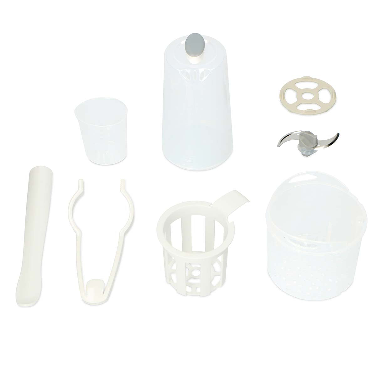Alecto BFP-66 - 5-in-1 healthy baby food maker, white