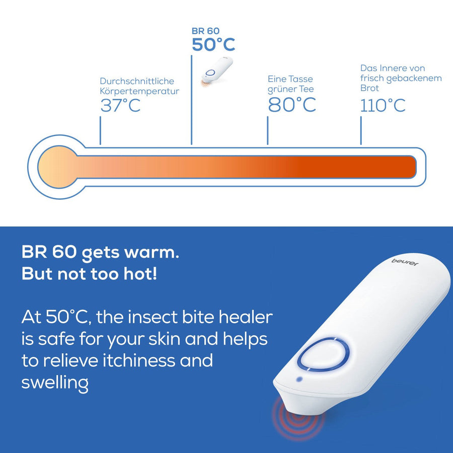 Beurer BR 60 Mosquito Bite Itch Relief: Heal & Relieve Insect Bites, Stings
